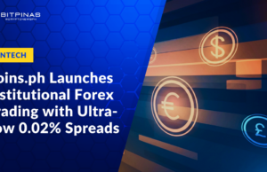 Coins.ph Launches Institutional Forex Trading with Ultra-Low 0.02% Spreads