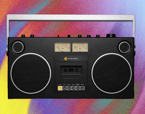We Are Rewind GB-001 Cassette Boombox: Old-School Stylish