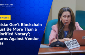Cuisia: Gov’t Blockchain Must Be More Than a ‘Glorified Notary’; Warns Against Vendor Bias