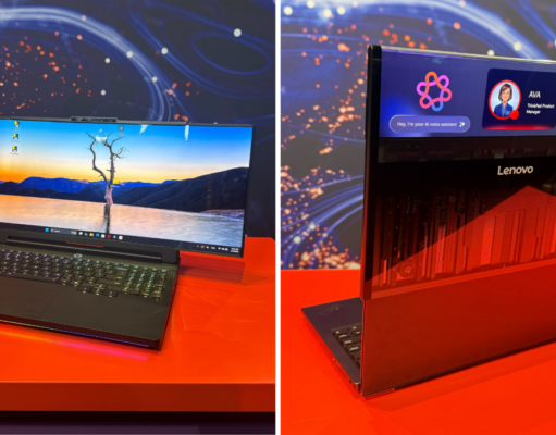 Hands on at CES 2026: Lenovo debuts two new rollable concept laptops