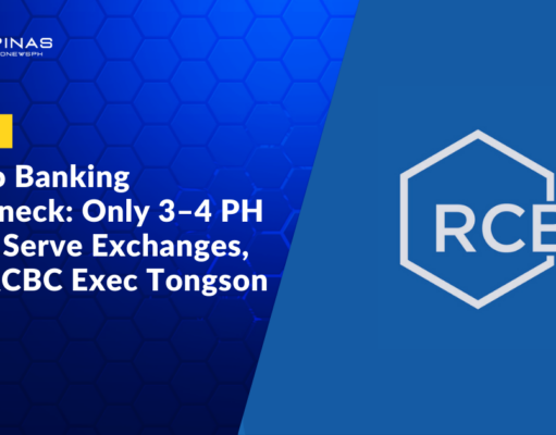 Crypto Banking Bottleneck: Only 3–4 PH Banks Serve Crypto Exchanges, Says RCBC Exec Tongson