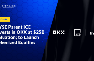 NYSE Parent ICE Invests in OKX at $25B Valuation; to Launch Tokenized Equities