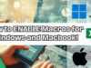 How to Enable Macros in Excel for Windows and Mac? 2026