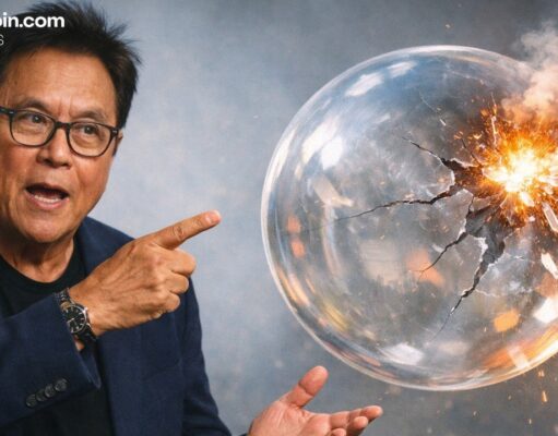 Robert Kiyosaki Predicts Bitcoin $750K, Ethereum $95K After Global Financial Crash