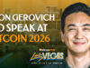 Simon Gerovich Confirmed As A Bitcoin 2026 Speaker