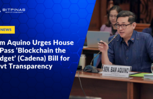 Bam Aquino Urges House to Pass ‘Blockchain the Budget’ (Cadena) Bill for Govt Transparency