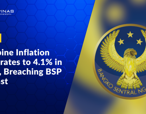 Philippine Inflation Accelerates to 4.1% in March, Breaching BSP Forecast