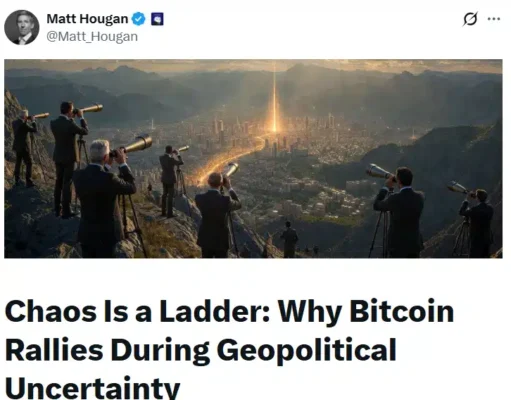 Bitwise Says Global Conflict Could Expand Bitcoin Market Beyond Gold: Is That Plausible?