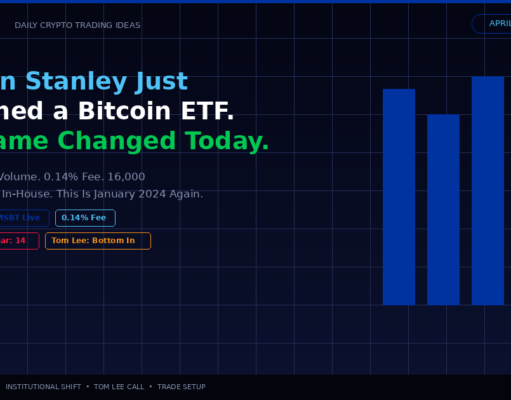 Morgan Stanley Launches Spot Bitcoin ETF MSBT — $34M Day One