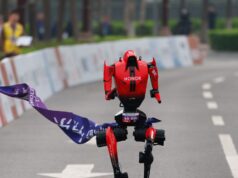 A Humanoid Robot Set a Half-Marathon Record in China