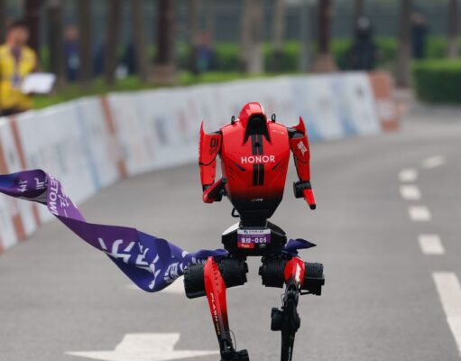 A Humanoid Robot Set a Half-Marathon Record in China