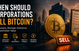 5 Reasons Corporations Should Sell Bitcoin