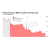 ETH down 39% since Eric Trump tweet