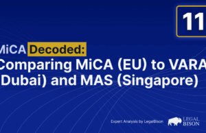 Comparing MiCA (EU) to VARA (Dubai) and MAS (Singapore)