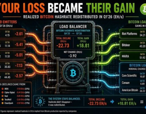 Miner Weekly – The Great Bitcoin Mining Power Shift: Who Won Q1?