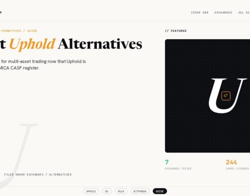 7 Best Uphold Alternatives 2026
