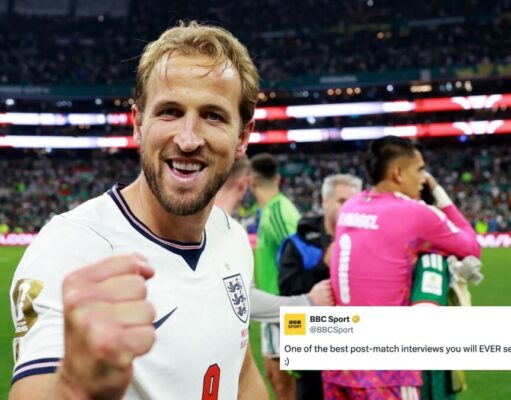 Harry Kane’s World Cup post-match interview goes viral for all the right reasons