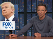 Seth Meyers reacts to Trumps touching tribute for Lindsey Graham