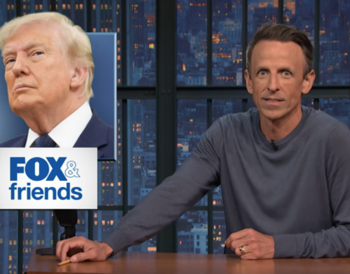 Seth Meyers reacts to Trumps touching tribute for Lindsey Graham
