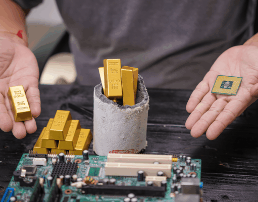 The Device in Your Junk Drawer Contains Real Gold. Scientists Just Found a Way to Get It Out With Cheese Waste