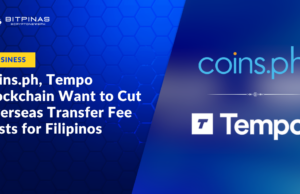 Coins.ph, Tempo Blockchain Want to Cut Overseas Transfer Fee Costs for Filipinos