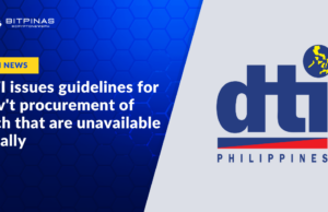 DTI Issues Guidelines for Gov’t Procurement of Tech (such as Blockchain) That are Unavailable Locally