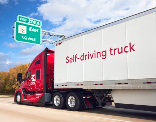 Self-driving trucks are officially testing on California highways