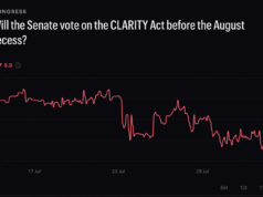 Senate Filibuster Math Threatens CLARITY Act Before August Recess