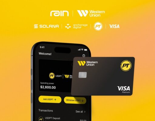 Western Union Launches Stablecard Visa Wallet for USDPT Stablecoin Spending Across 37 Markets
