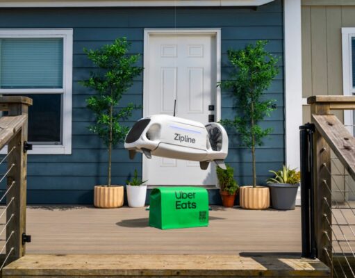Uber adds Zipline drones to its Eats delivery network