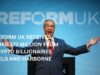Reform UK receives record £72 Million from crypto billionaires Delo and Harborne