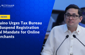 Aquino Urges Tax Bureau to Suspend Registration Seal Mandate for Online Merchants