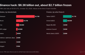 Binance Loses $6.3Bn in Largest Crypto Theft Ever as Tether and Circle Freeze $2.6Bn: What We Know About Binance Hack