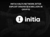 Initia halts network after exploit drains $2.6 Million in crypto
