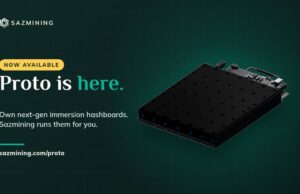 Sazmining Brings Proto’s Immersion Hashboards To Individual Owners, With 0% Financing From $1,397 Down