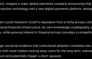 Elon Musk’s Grok AI Predicts an Explosive Move for Zcash (ZEC)