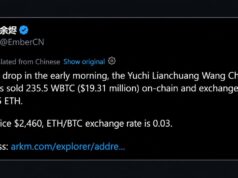 F2Pool Co-Founder Bets $19M on Ether