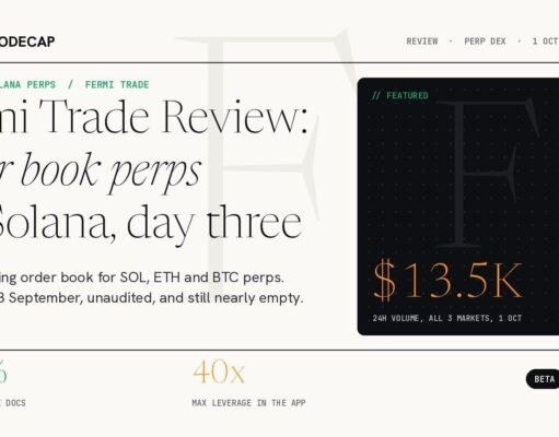 Fermi Trade Review 2026: Fees and Liquidity